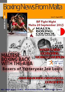 Malta Boxing Council News Issue 3 - August, 2013