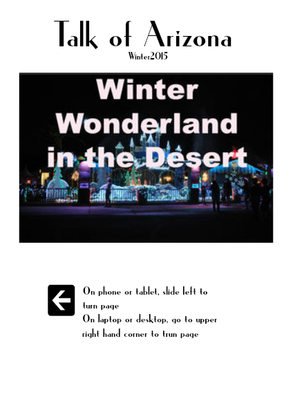 Talk of Arizona Vol 2 Winter 2014-15