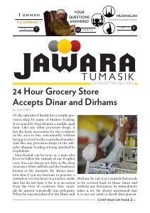 JAWARA Tumasik Newsletter 03