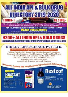 All India API & Bulk Drugs Directory