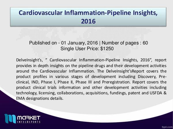 Cardiovascular Inflammation- Market Insights & Drugs Sales Forecast ( Cardiovascular Inflammation- Market Insights & Dru
