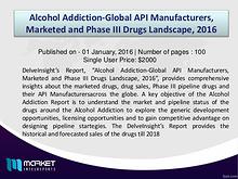 Alcohol Addiction-Global API Manufacturers