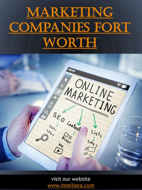 Marketing Companies Fort Worth | intellisea.com