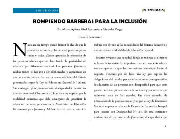 ROMPIENDO BARRERAS PARA LA INCLUSIÓN 1