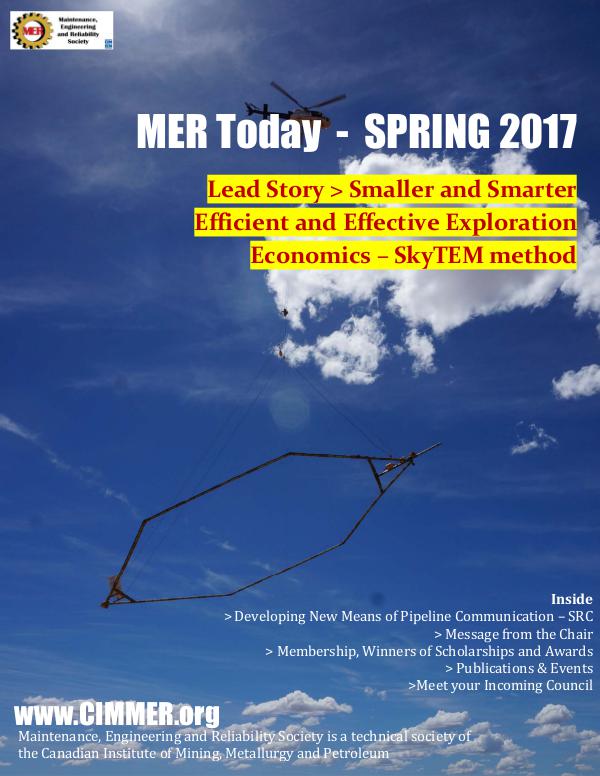 MER Today Spring 2017 MER Newsletter - May2017