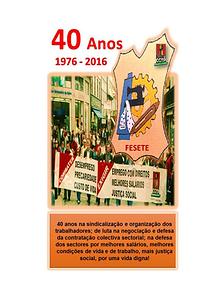 40º ANIVERSÁRIO FESETE