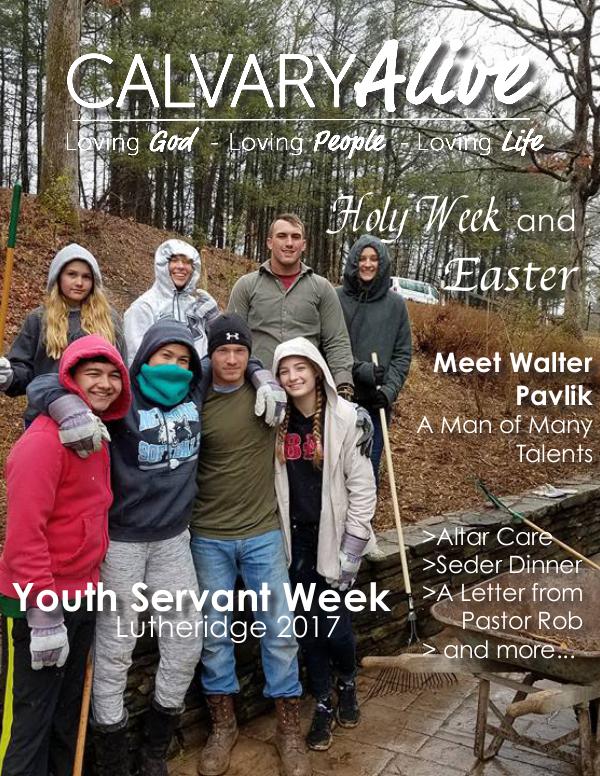 Calvary Alive Newsletter 2017 April