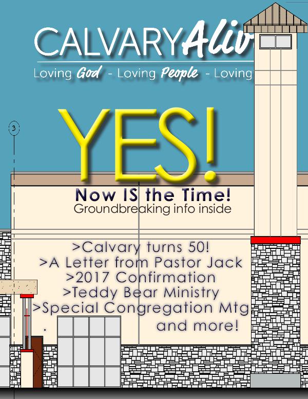 Calvary Alive Newsletter 2017 May