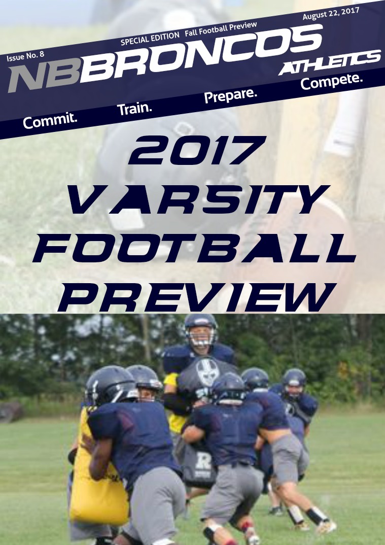 NB Highlights 2018-2019 Issue 8 Varsity Football Preview