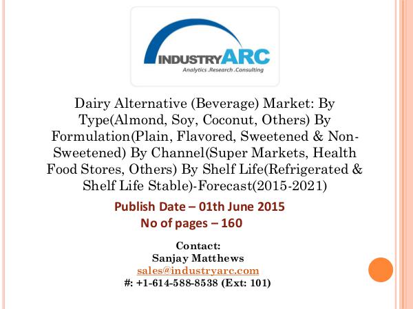 Dairy Alternatives (Beverage) Market Dairy Alternatives (Beverage) Market