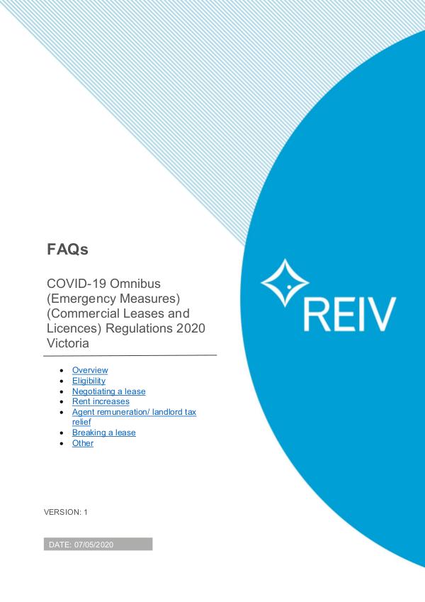 REIV FAQ-Commercial-Leases-and-Licenses-Emergency-Measu