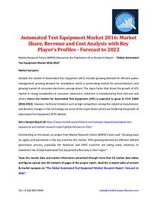 Automated Test Equipment Market 2016-2022