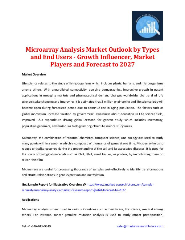 Microarray Analysis Market - Forecast to 2027