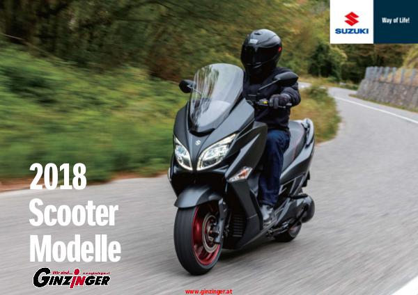 Suzuki Kataloge Suzuki Scooter 2018