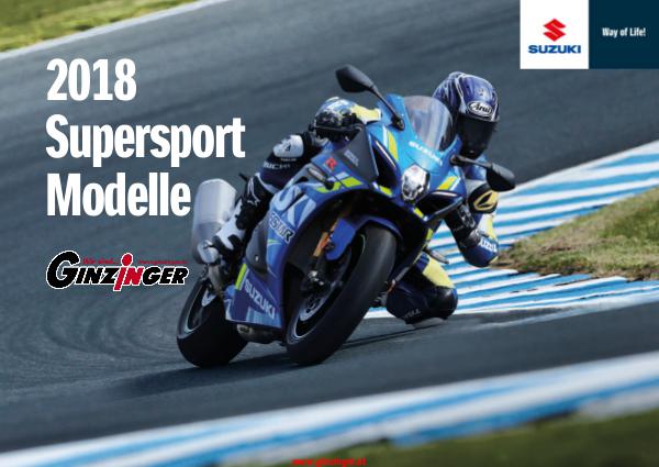Suzuki Kataloge Suzuki Supersport 2018