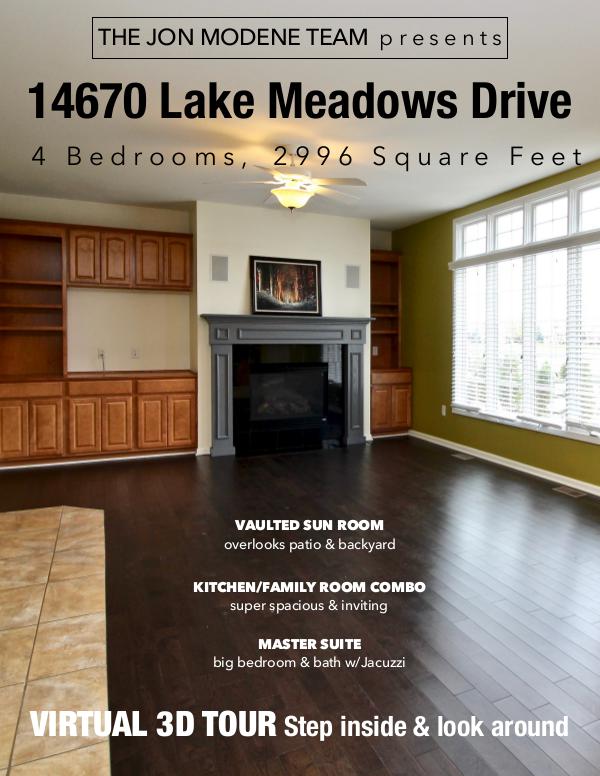 The Jon Modene Team Presents: 14670 Lake Meadows Drive, Perrysburg