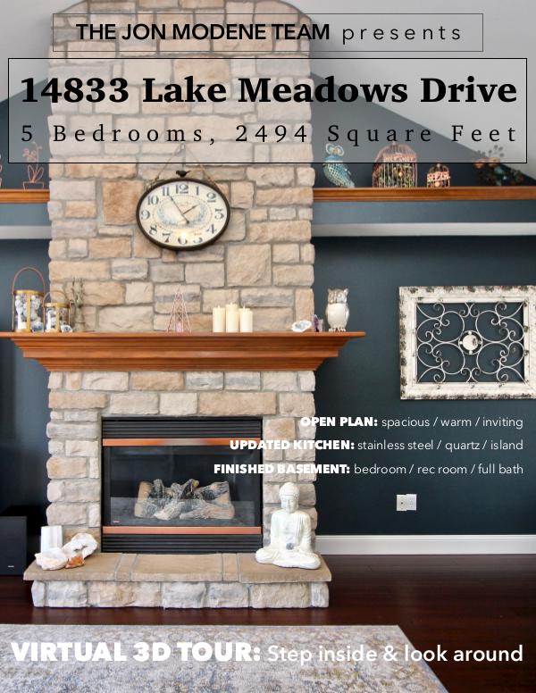 The Jon Modene Team Presents: 14833 Lake Meadows Dr, Perrysburg