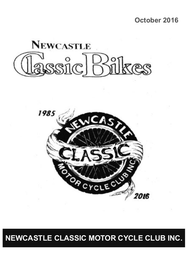 Newcastle Classic Bikes October 2016