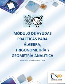 301301_291 Álgebra, trigonometría y Geometría Analítica