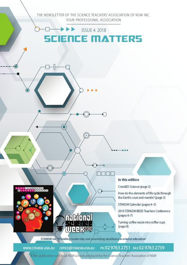 STANSW Science Matters - Quarterly Newsletter (2018) STANSW Science Matters - Issue #4 (December)