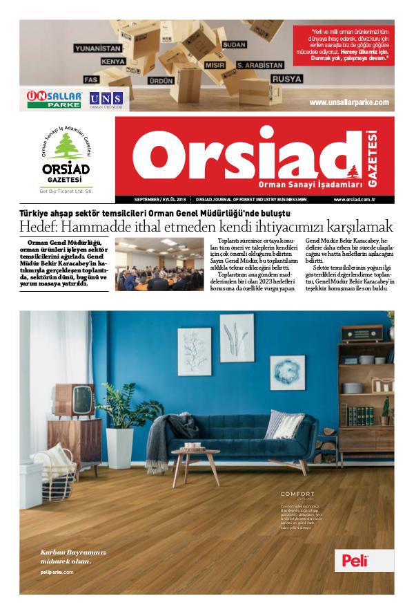 Orsiad Gazetesi Sayı 75 - Eylül 2018