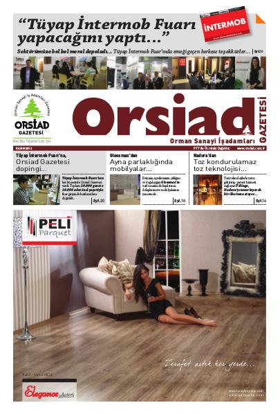 Orsiad Gazetesi Sayı 5 - Kasım 2012