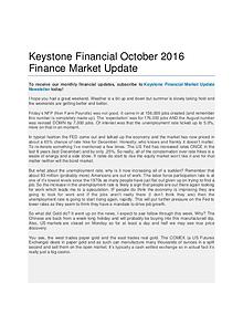 Keystone Financial Australia Market Updates