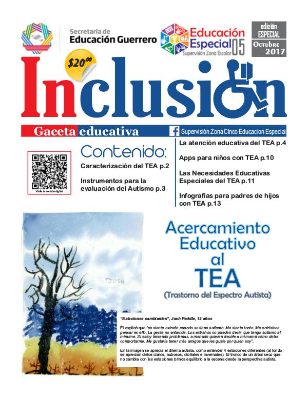Inclusión. Gaceta Educativa Edición Especial Octubre 2017