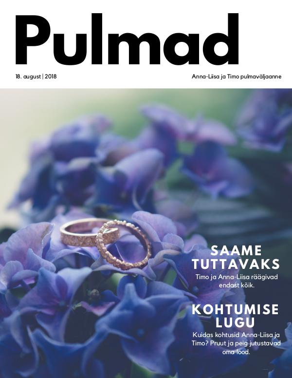Pulmad: Anna-Liisa ja Timo Ajakiri