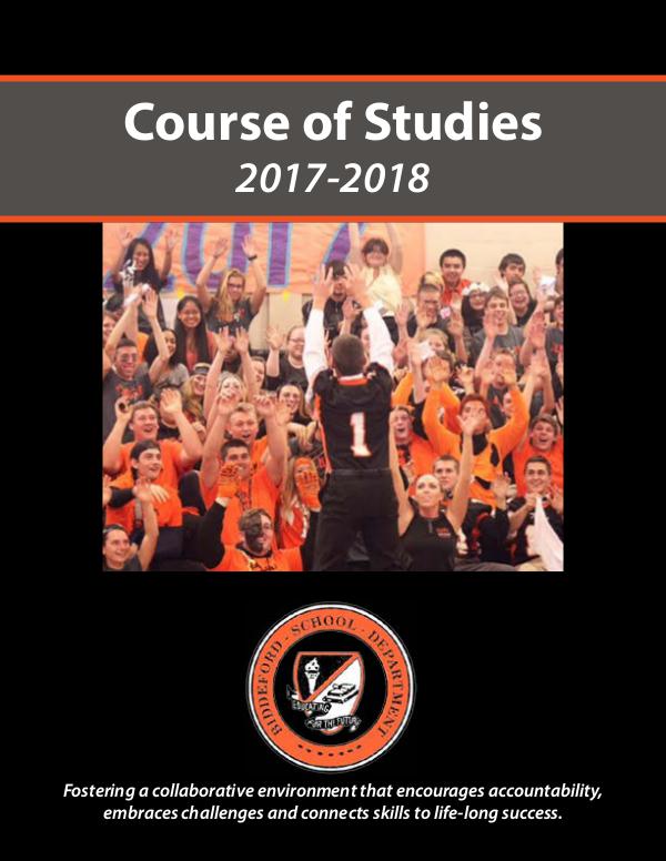 2017-18 BHS/COT Course of Studies Guide 2017-2018