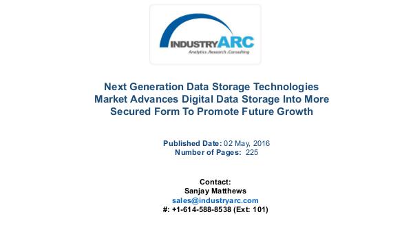 Next Generation Data Storage Technologies Market Next Generation Data Storage Technologies Market