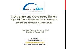 Cryotherapy and Cryosurgery Market Analysis | IndustryARC