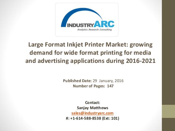 Large Format Inkjet Printer Market: North America is the leading regi Large Format Inkjet Printer Market: textile printi