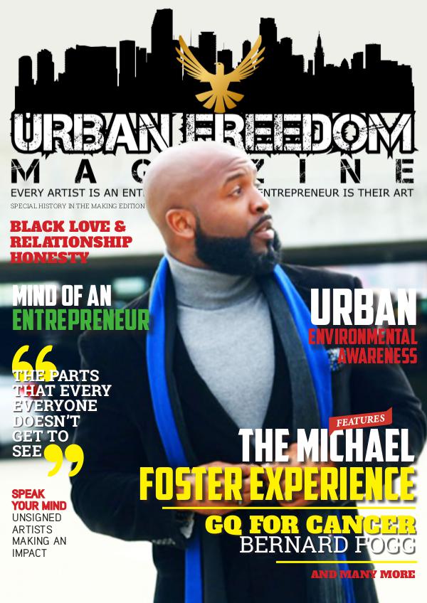 Urban Freedom Magazine Winter 2017- Michael Foster Cover