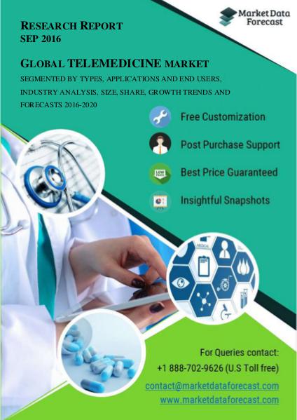 Telemedicine Market Analysis: Current Trends and Growth Opportunities Sep. 2016