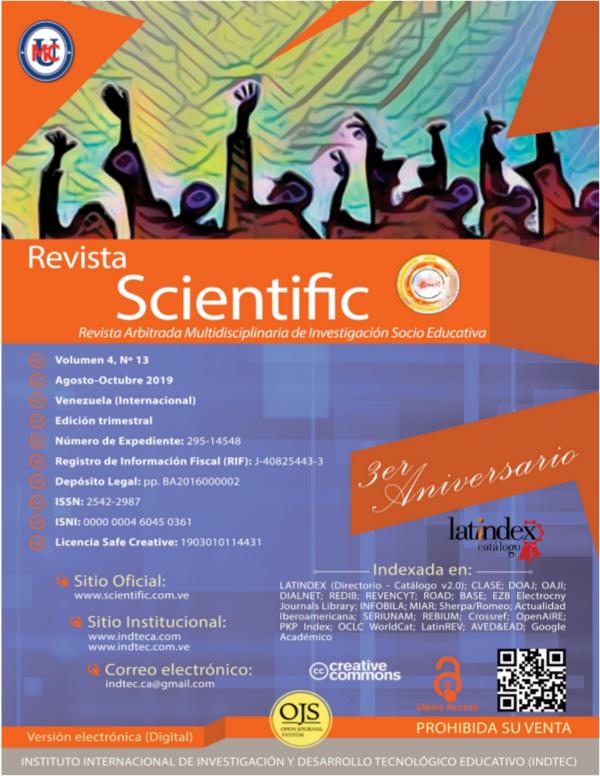 Revista Scientific Volumen 4 / Nº 13 - Agosto-Octubre 2019