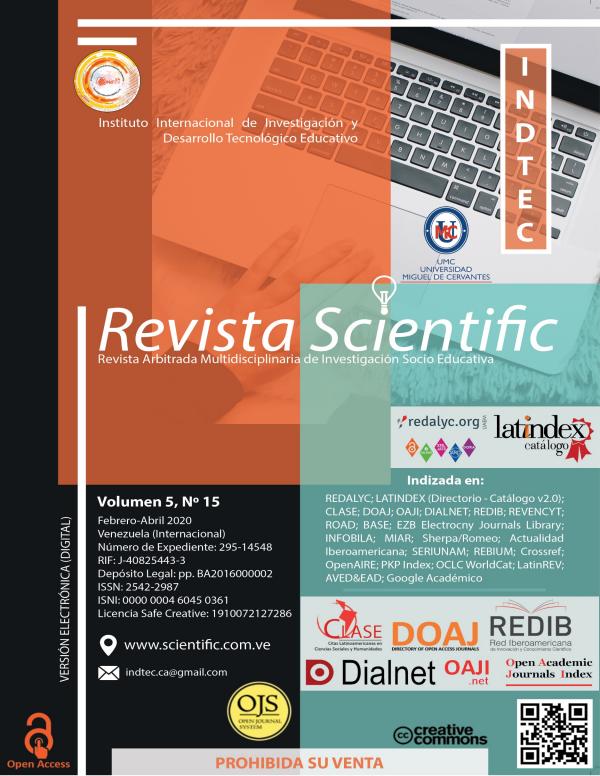 Revista Scientific Volumen 5 / Nº 15 - Febrero-Abril 2020