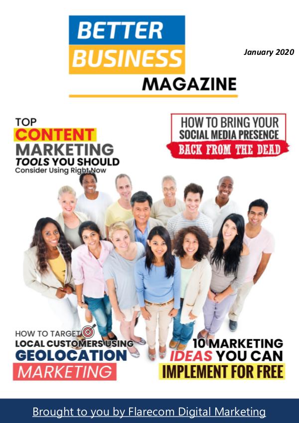 Better Business Magazine Better Business Magazine January 2020 Issue 62