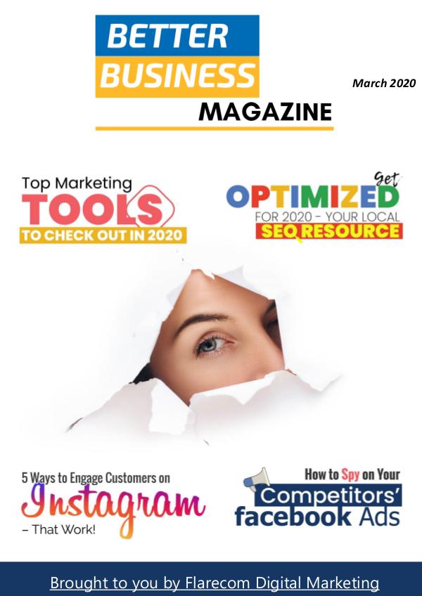 Better Business Magazine March 2020 Better Business Magazine March 2020 - Issue 63