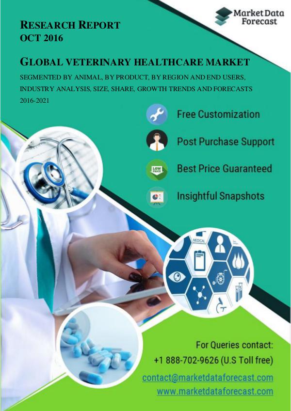 Global Veterinary Healthcare Market To Reach A Valuation Of USD 39.56 Global Market Report on MarketDataForecast Mark