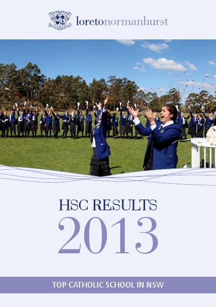 Loreto Normanhurst HSC Results 2013