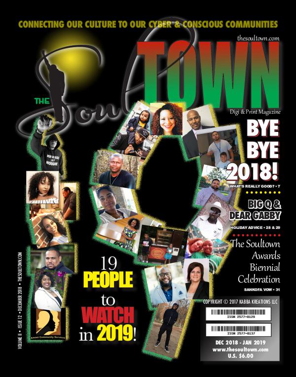 The Soultown! Volume II: Issue 12 DECEMBER 2018