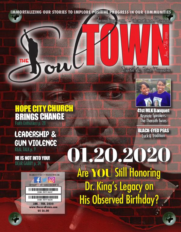 The Soultown! Volume IV: Issue 1 JANUARY 2020