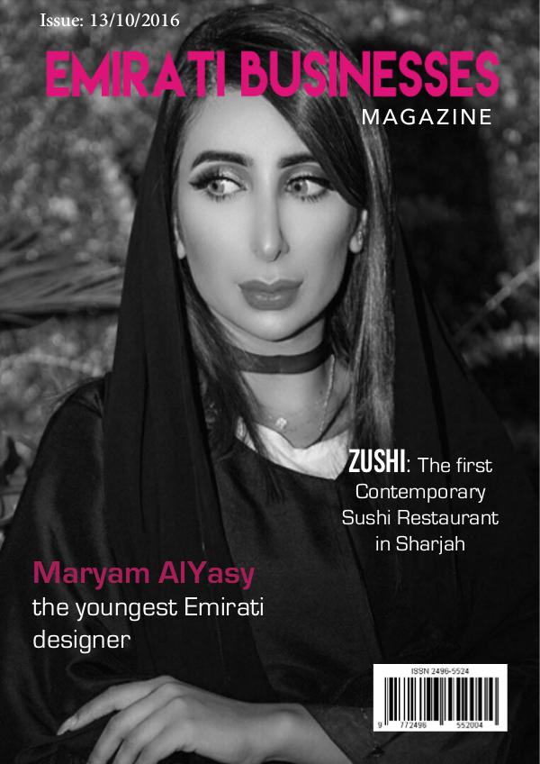 Emirati Business Magazine Emirati Businesses magazine
