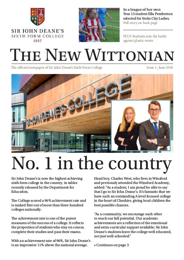 The New Wittonian The New Wittonian - Issue 1
