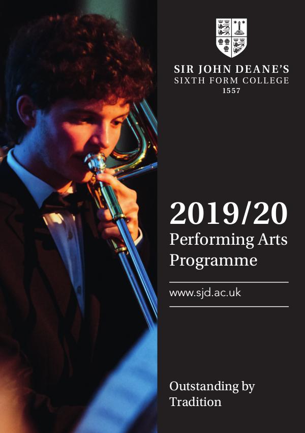 2019/20 Performing Arts Programme