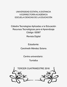 Revista Digital-Portafolio de aprendizaje.