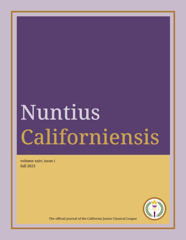 Nuntius Californiensis Fall 2023