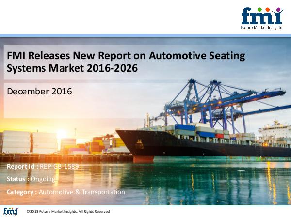 Good Growth Opportunities in Automotive Seating Sy