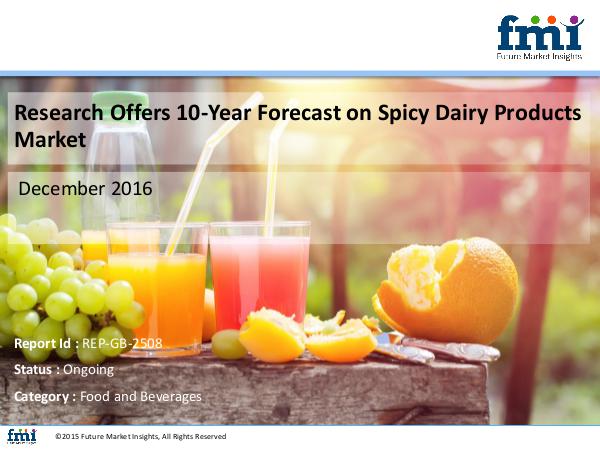Spicy Dairy Products Market Global Industry Analys
